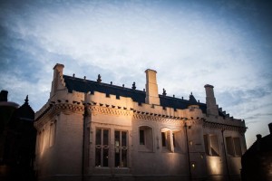 Stirling castle gently illuminated