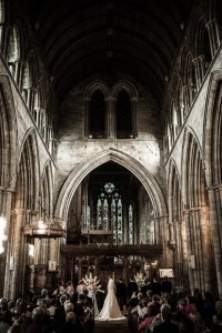 Wide angle of dunblane cathedral