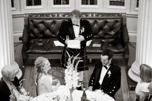 best man's speech causes smiles at wedding in signet library edinburgh