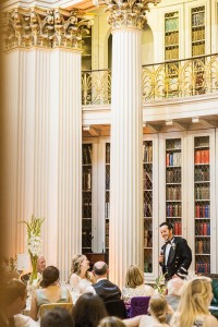 groom's speech at wedding in signet library edinburgh